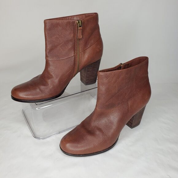 Cole Haan Brown Cassidy Bootie Ankle Boot Size 7AA - Picture 1 of 8